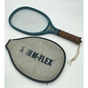 Vintage  Leach Blue Flex Racquetball Racquet & Zippered Cover - NICE